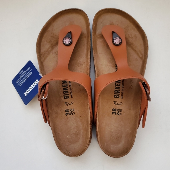 Birkenstock Gizeh Ginger Brown Sandals - Picture 6 of 7